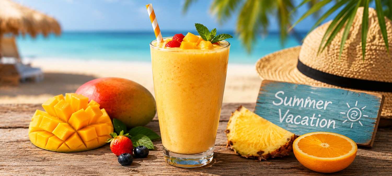 Winter Break Mango Smoothie