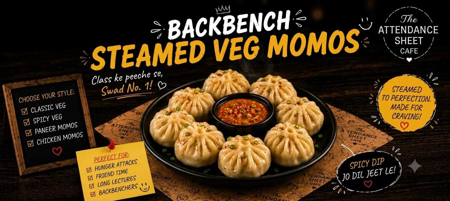 Backbench Steamed Veg Momos