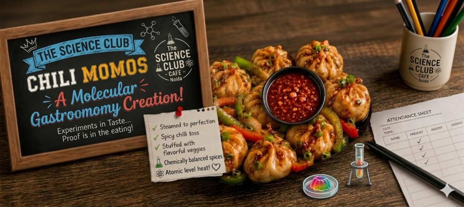 Science Club Chili Momos